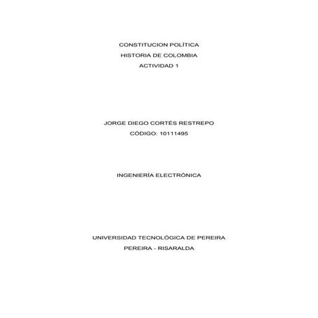 Historia De Colombia Actividad 1