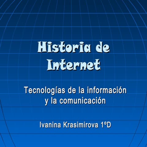 Historia de internet
