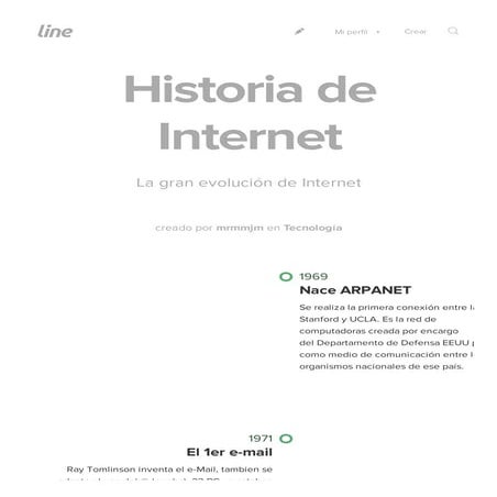 Historia de internet (2008) | PPT