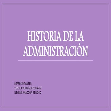 Historia de la_administracion