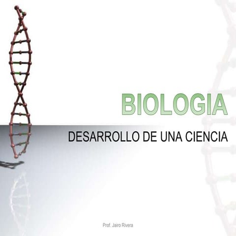Historia de la biologia