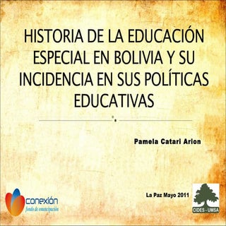 Historia de la educación especial e...