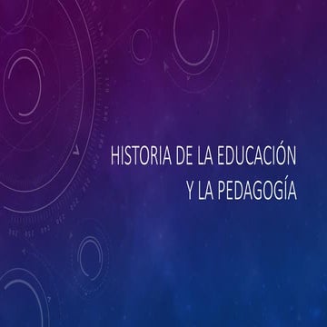 Historia de la educación y la pedagogía[684384]