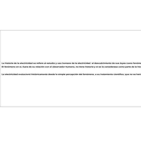 Historia de la electricidad