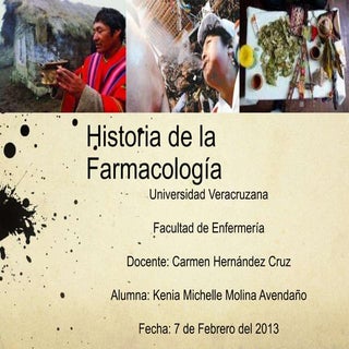 Historia de la farmacología 