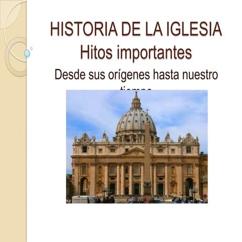 Historia de la iglesia
