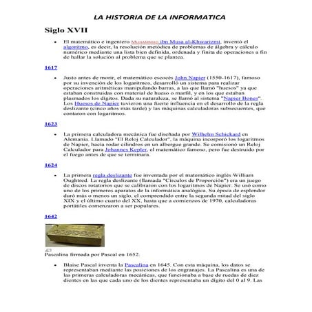 Historia de la informatica