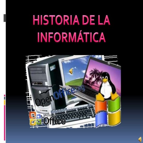 Historia de la informatica powerpoint