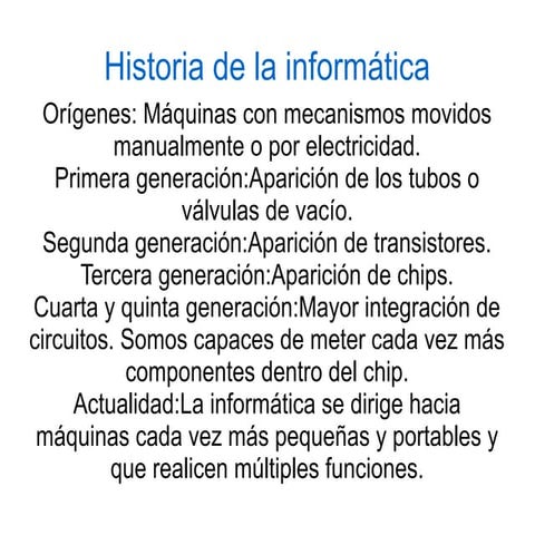 Historia de la informática