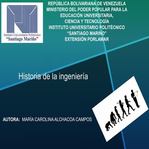 Historia de la ingenieria 