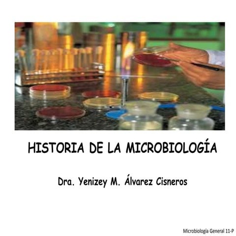 Historia de la microbiologia