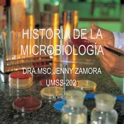 historia de la microbiologia de la materia de microbiologia