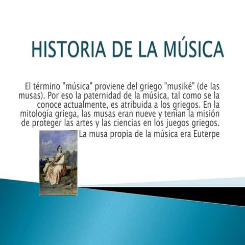 Historia de la música a través de la voz | PPTX