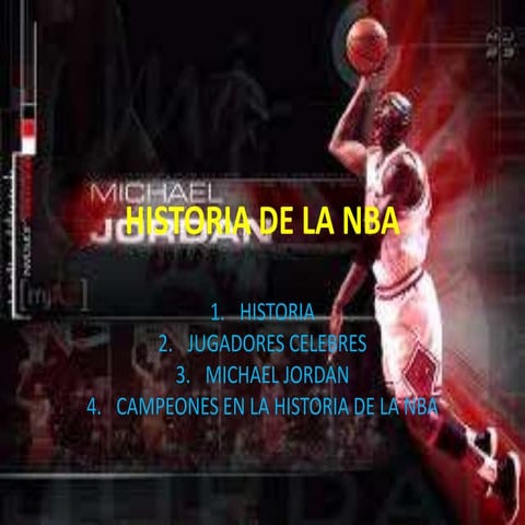 Historia de la nba
