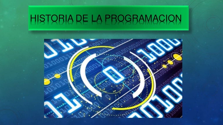Historia de la programacion
