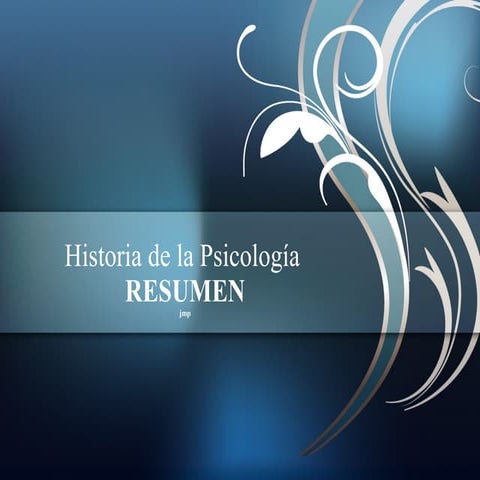 Historia de la psicología