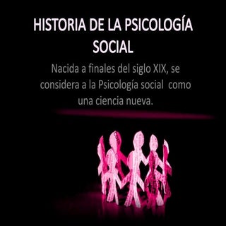 Historia de la psicología social
