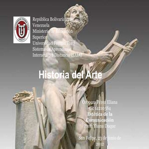 Historia del arte estética