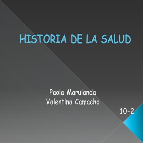 Historia de la salud