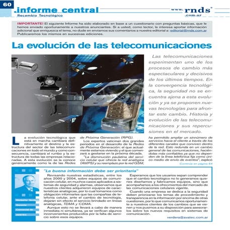 Historia de las comunicaciones