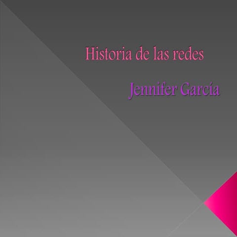 Historia de las redes