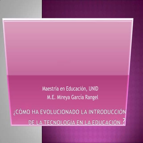 Historia de la tecnología educativa