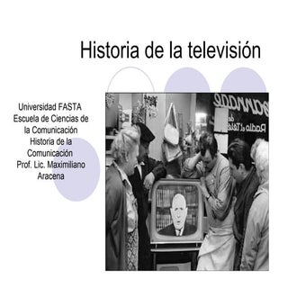 Historia de la televisión
