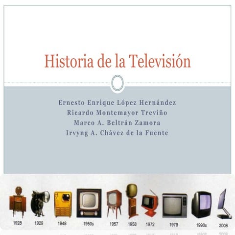 Historia de la tv