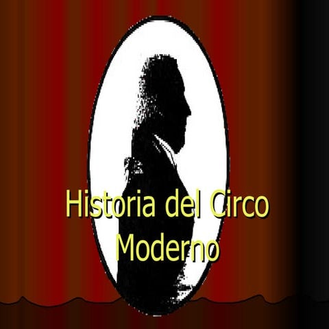 Historia Del Circo Moderno