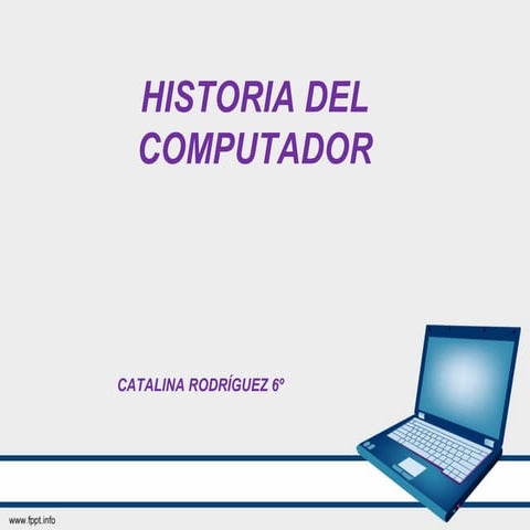 Historia del computador