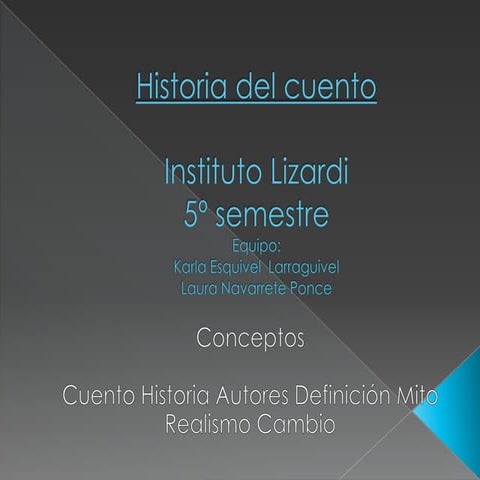 Historia del cuento