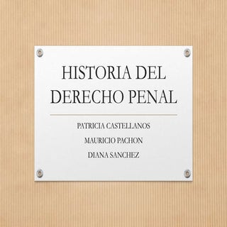 Historia del derecho penal Colombia