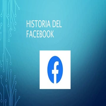 Historia del facebook | PPTX