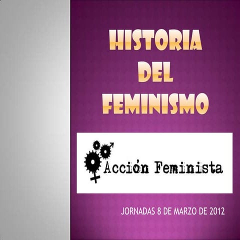 Historia del feminismo
