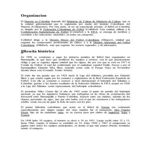 Historia del futbol colombiano