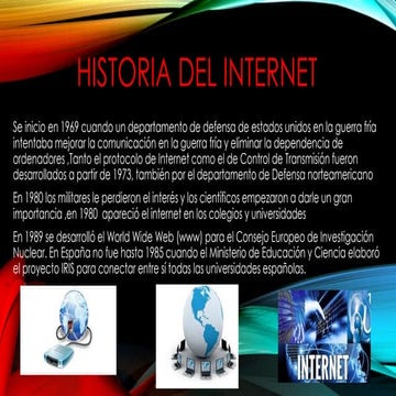 Historia del internet | PDF