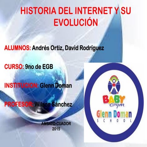 Historia del internet y su evolución