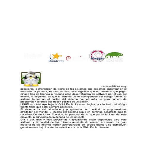 Historia de linux y sus distribuciones