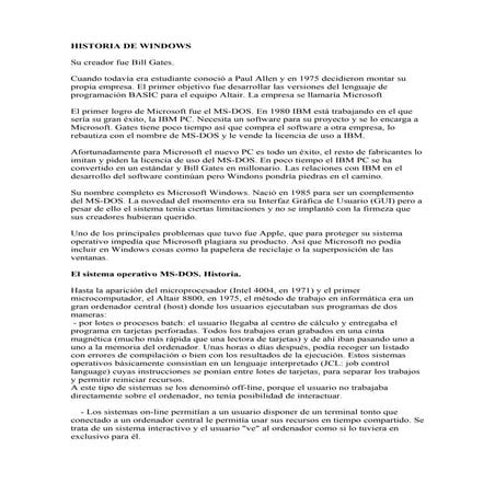 Historia de lenovo | DOCX