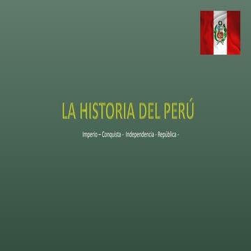 Historia del Perú