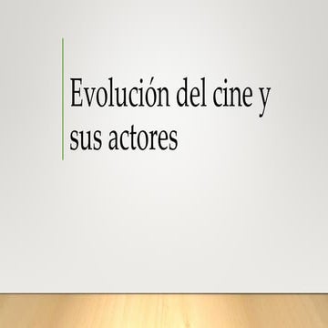 Historia del sonido en el cine