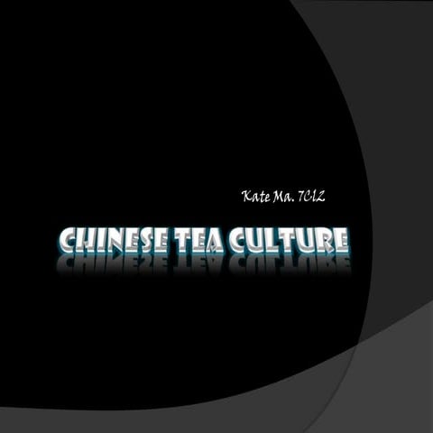 Historia del té en china