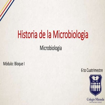Historia de microbiologia