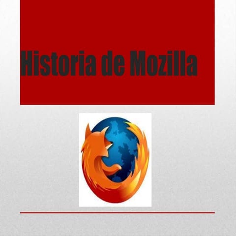 Historia de mozilla