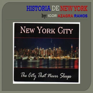 Historia de new york igor