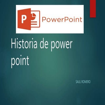Historia de power point