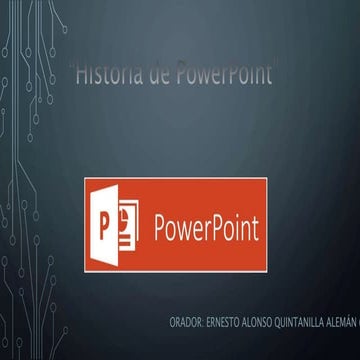 Historia de powerpoint | PPTX
