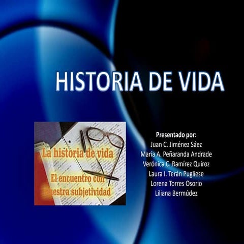 Historia de vida