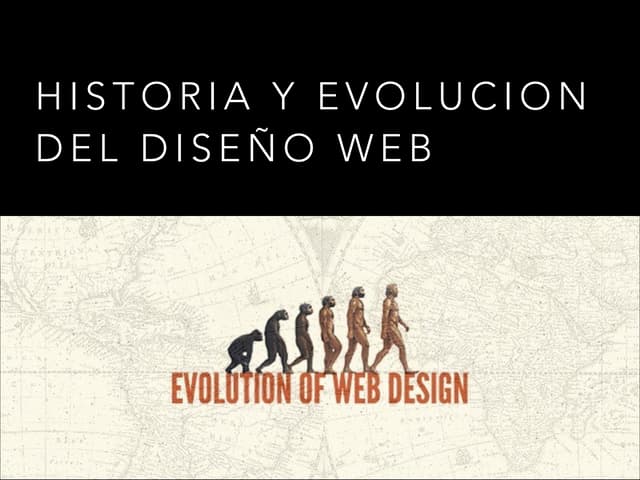 Historia y evolución del diseño web