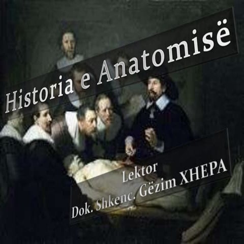 Historia e anatomise | PPSX